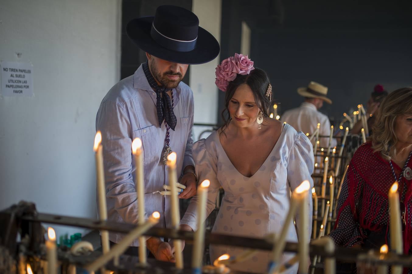 La presentación de las hermandades filiales ante la Blanca Paloma en el Rocío 2024