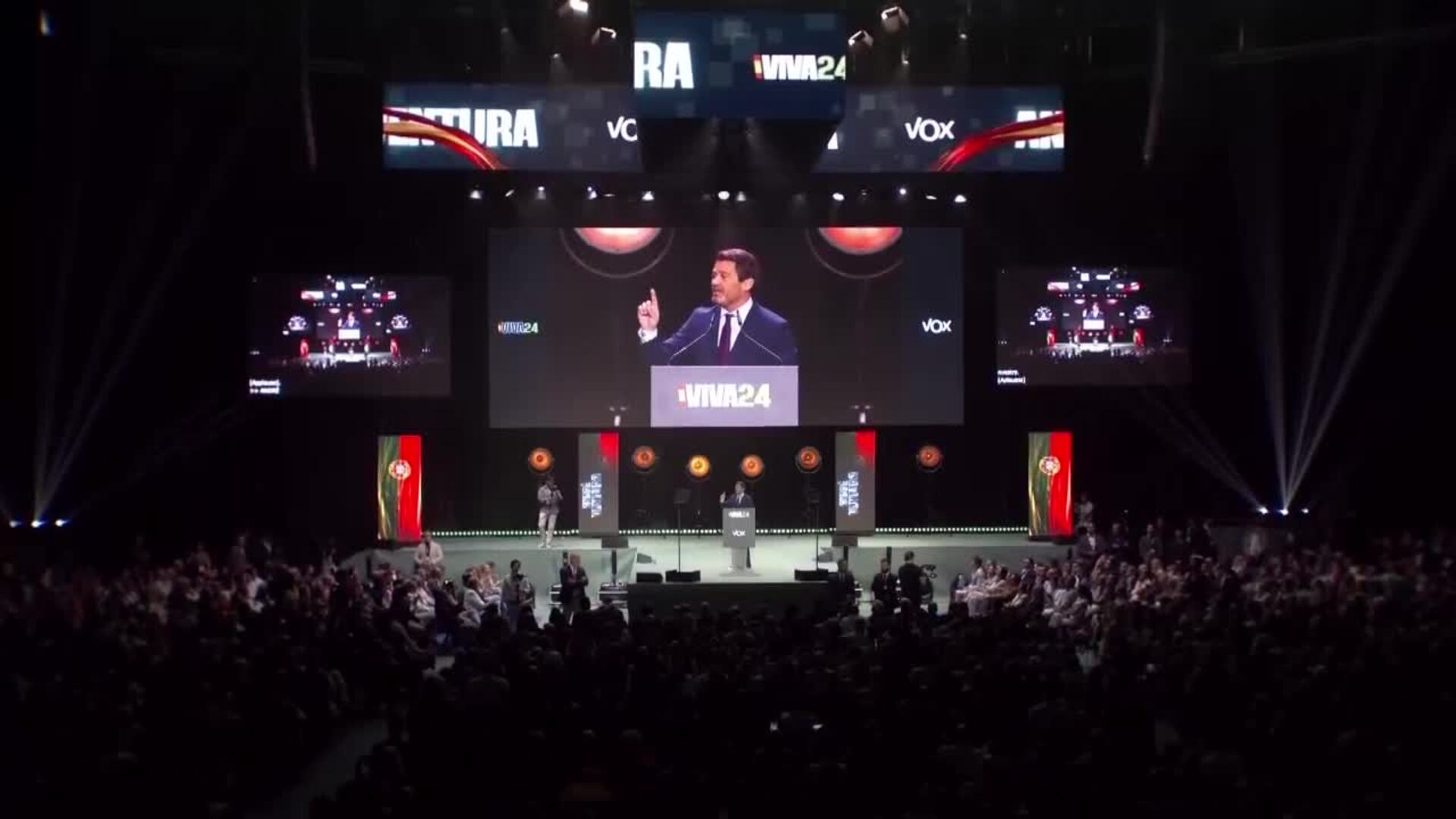 El líder portugués de Chega pide fronteras fuertes contra inmigración: &quot;Europa es nuestra&quot;