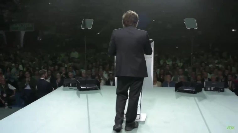 Milei comparte en redes sociales sus palabras en el evento de Vox "que tanto incomodan"