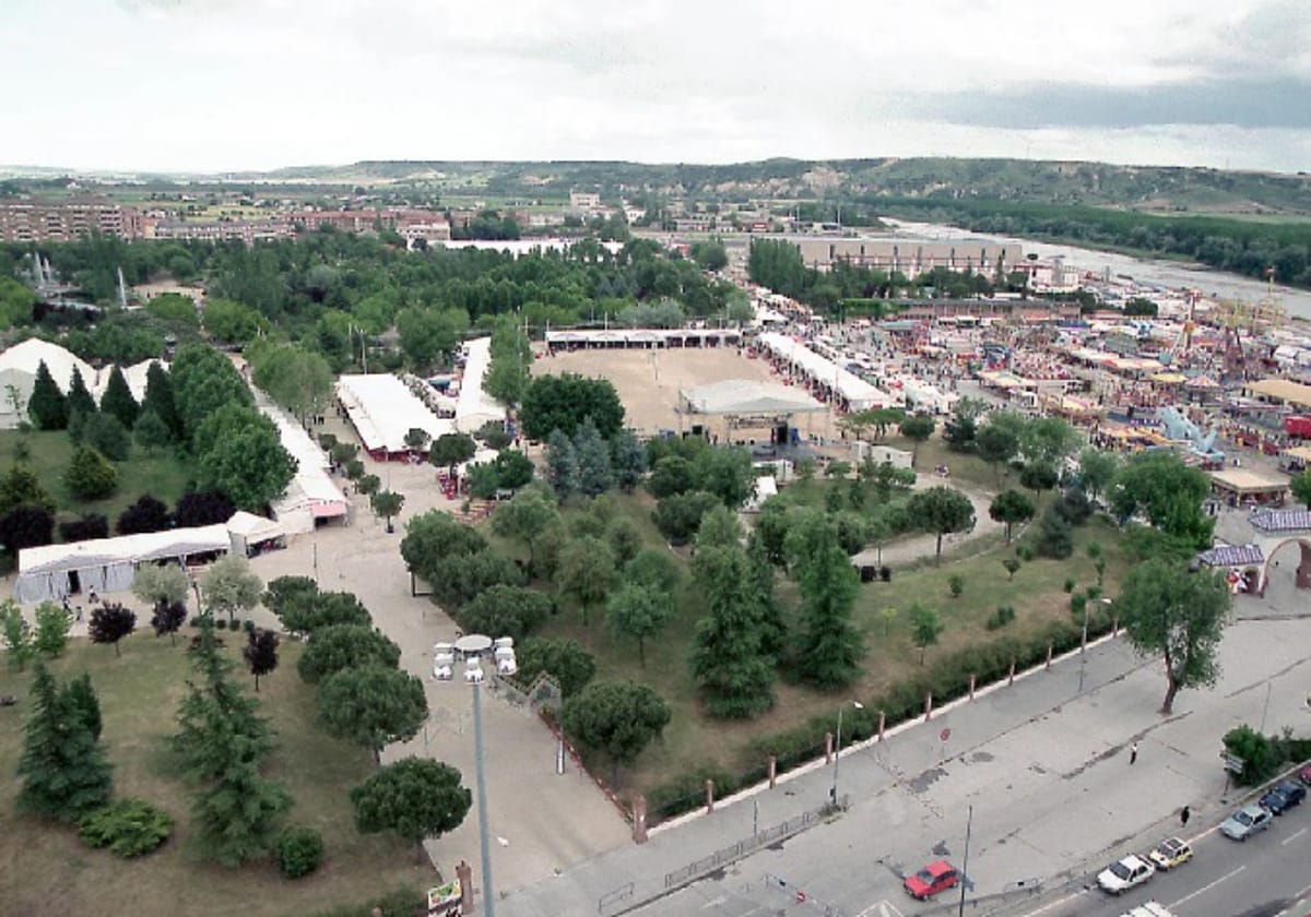 Panorámica aérea del recinto ferial