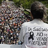 Pinchazo de la manifestación por la Sanidad Pública encabezada por la propia ministra de Sanidad