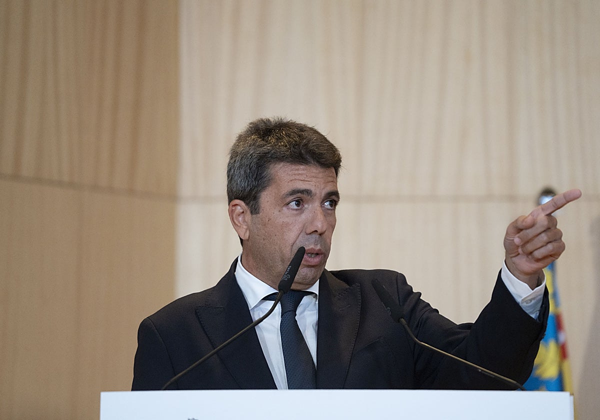 Imagen de Carlos Mazón, presidente de la Generalitat