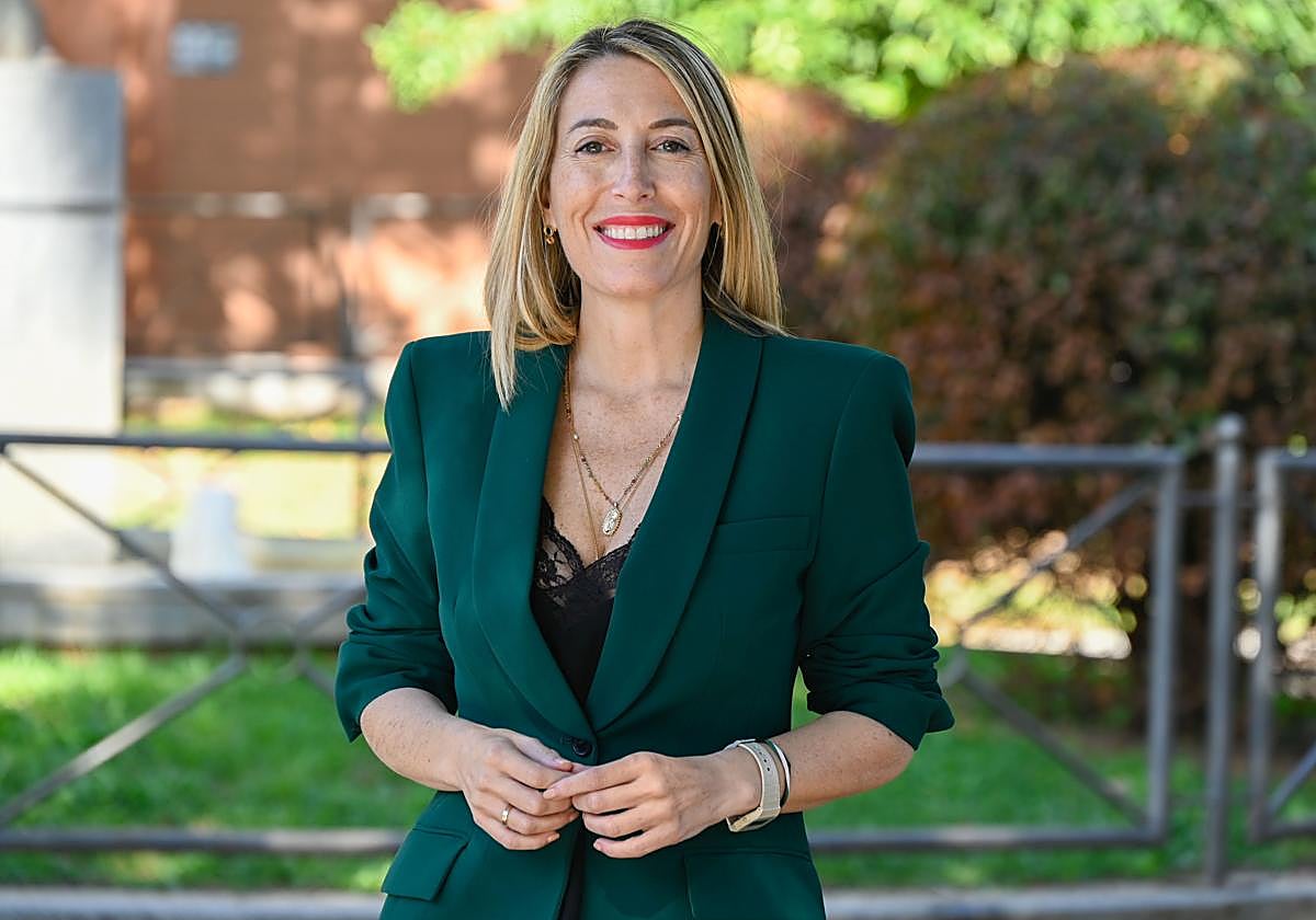 La presidenta de la Junta de Extremadura, María Guardiola