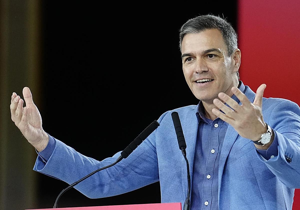 El presidente del Gobierno, Pedro Sánchez