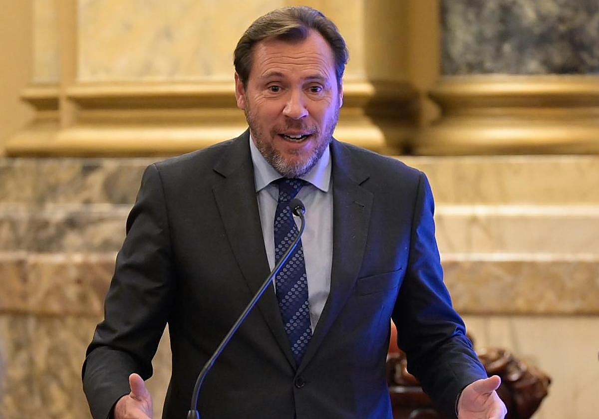 El ministro de Transportes Óscar Puente