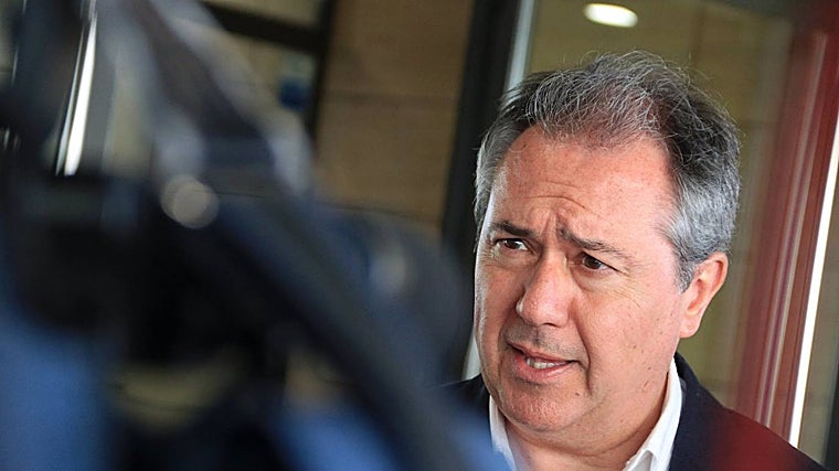 El secretario general del PSOE-A, Juan Espadas