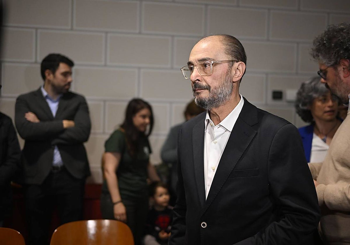 Javier Lambán recientemente