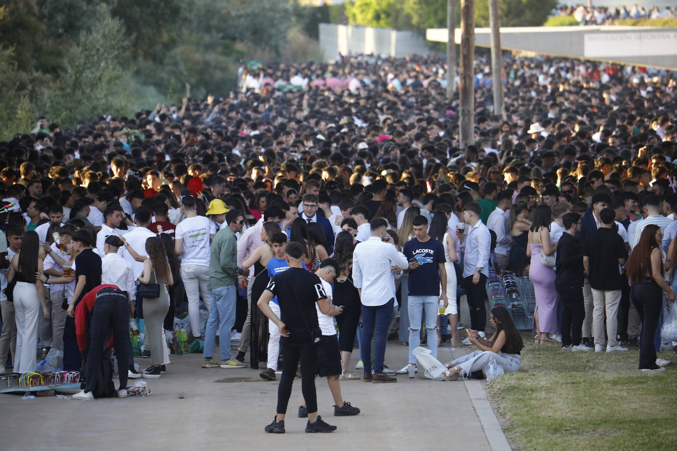 Fotos: diez mil jóvenes, en el botellón de la Feria de Córdoba