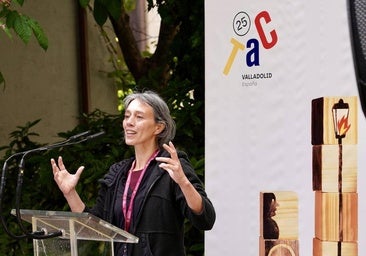 Claire Ducreux, homenajeada en el TAC: «El teatro de calle es la más bonita escuela de vida»