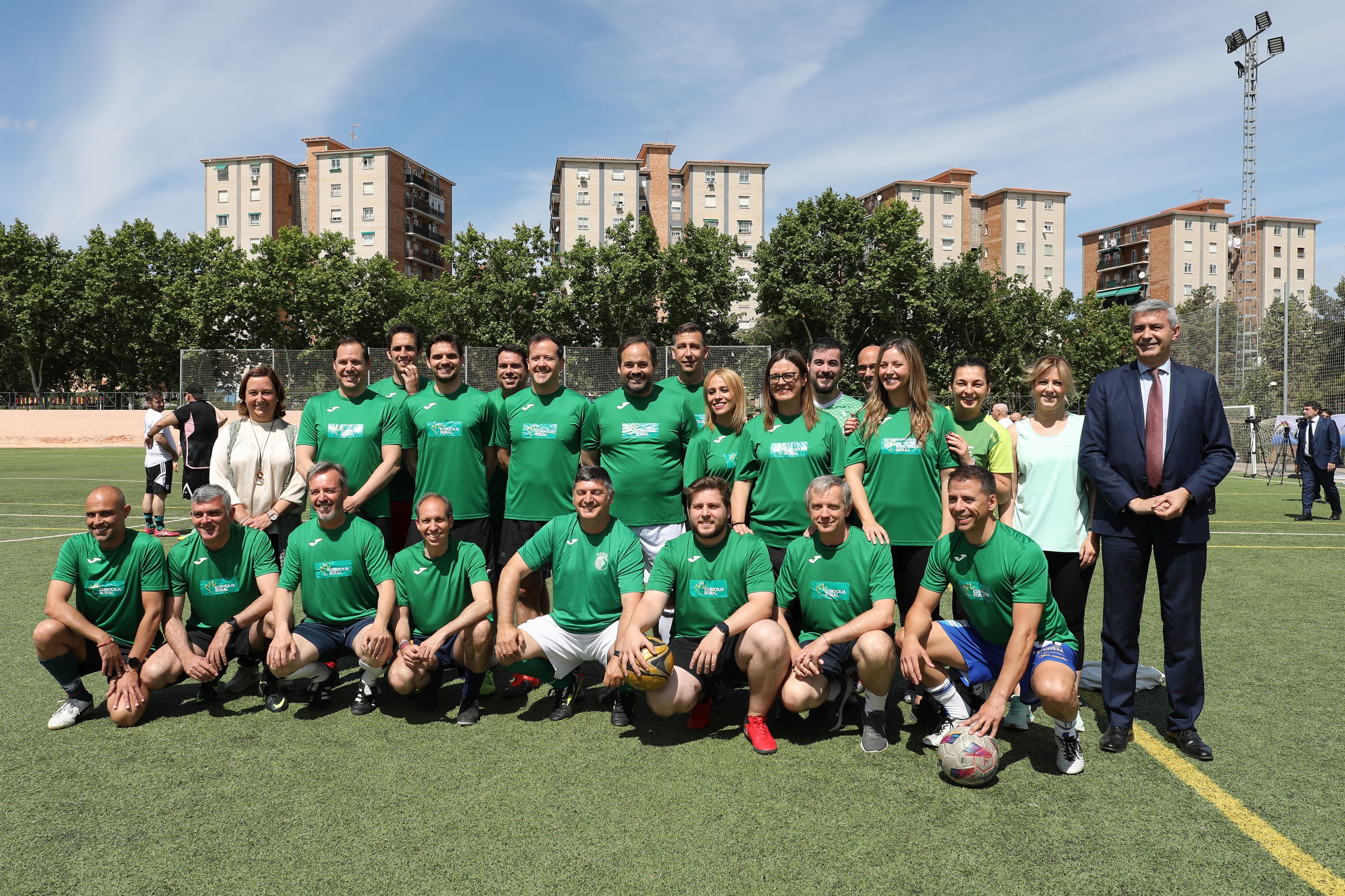 Los periodistas vencen el triangular benéfico de fútbol pre Corpus organizado por Europa Press