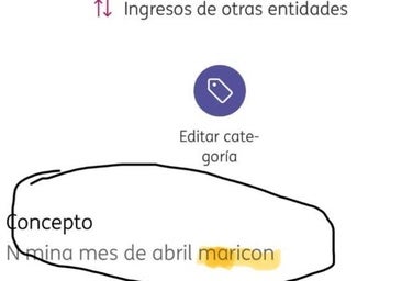 Una panadería paga a un empleado con el concepto «nómina de abril maricón»