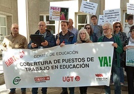 El personal laboral de la Consejería de Educación se moviliza ante la falta de cobertura de puestos de trabajo