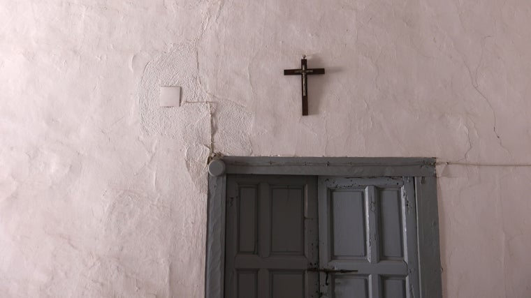 Puerta de una de las celdas