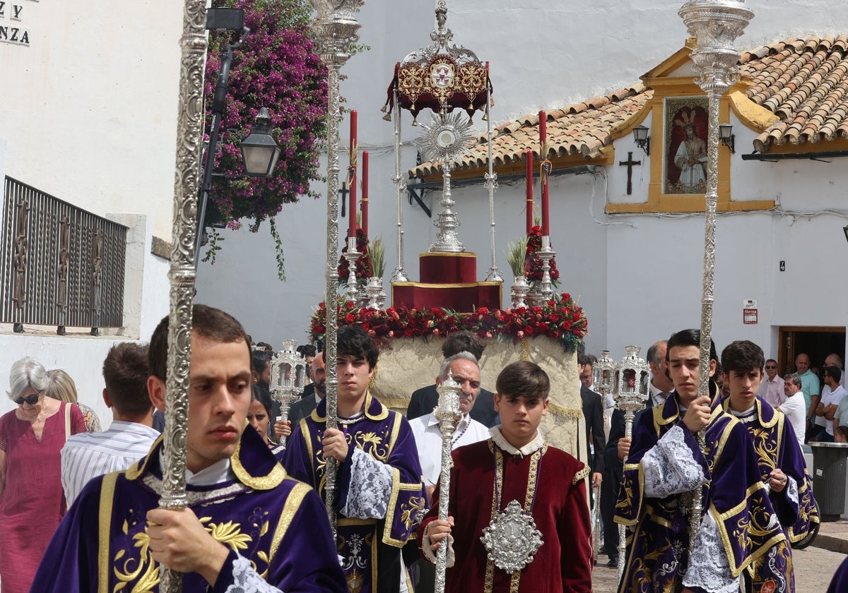 Procesión del Corpus Christi de la hermandad del Císter en 2023