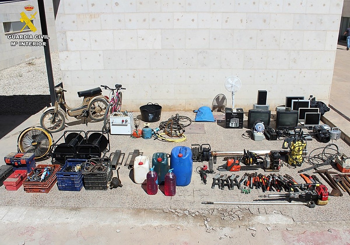 Nueve detenidos por robos en explotaciones agrícolas y viviendas de Argamasilla de Alba