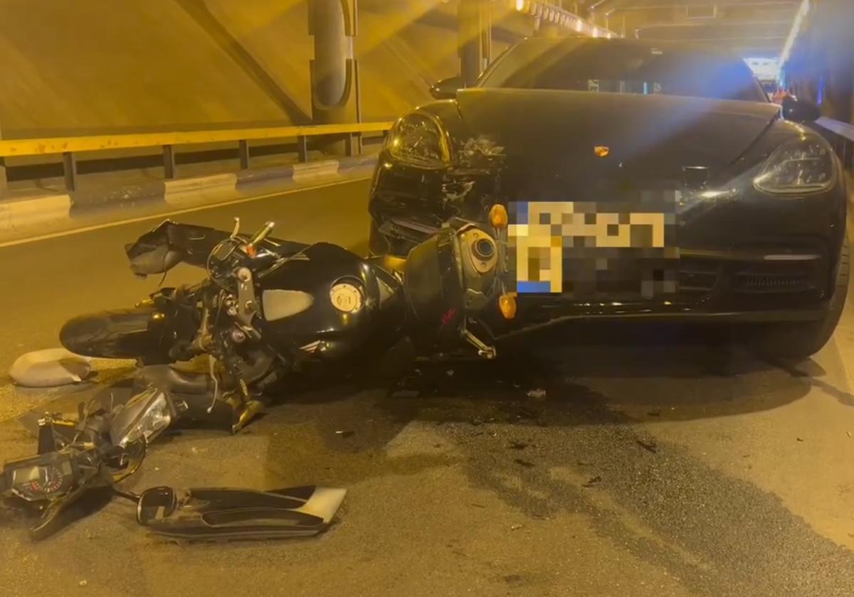 Imagen del accidente