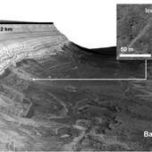Depósitos estratificados polares en Marte