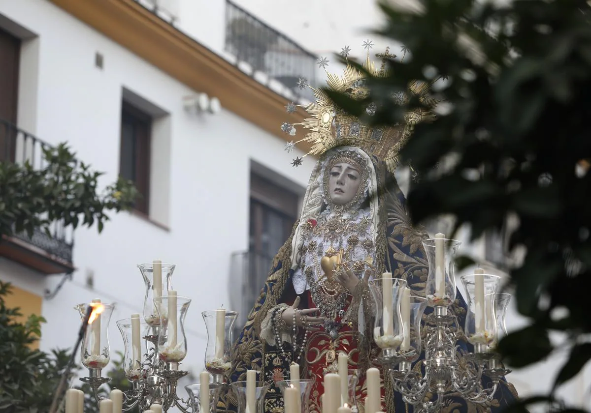 La Virgen de los Dolores, en su la extraordinaria de 2019