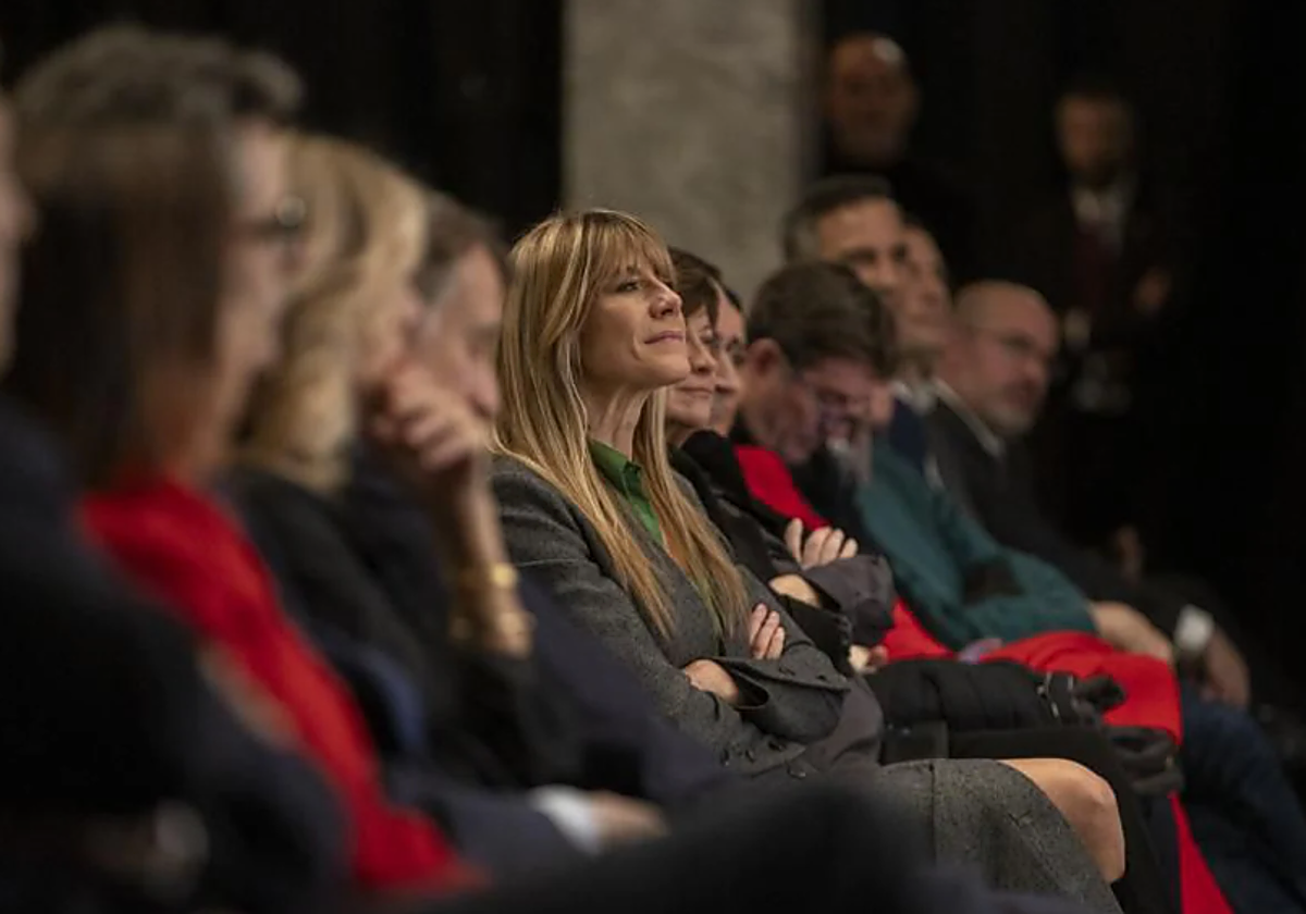 Begoña Gómez en la presentación del libro de Pedro Sánchez