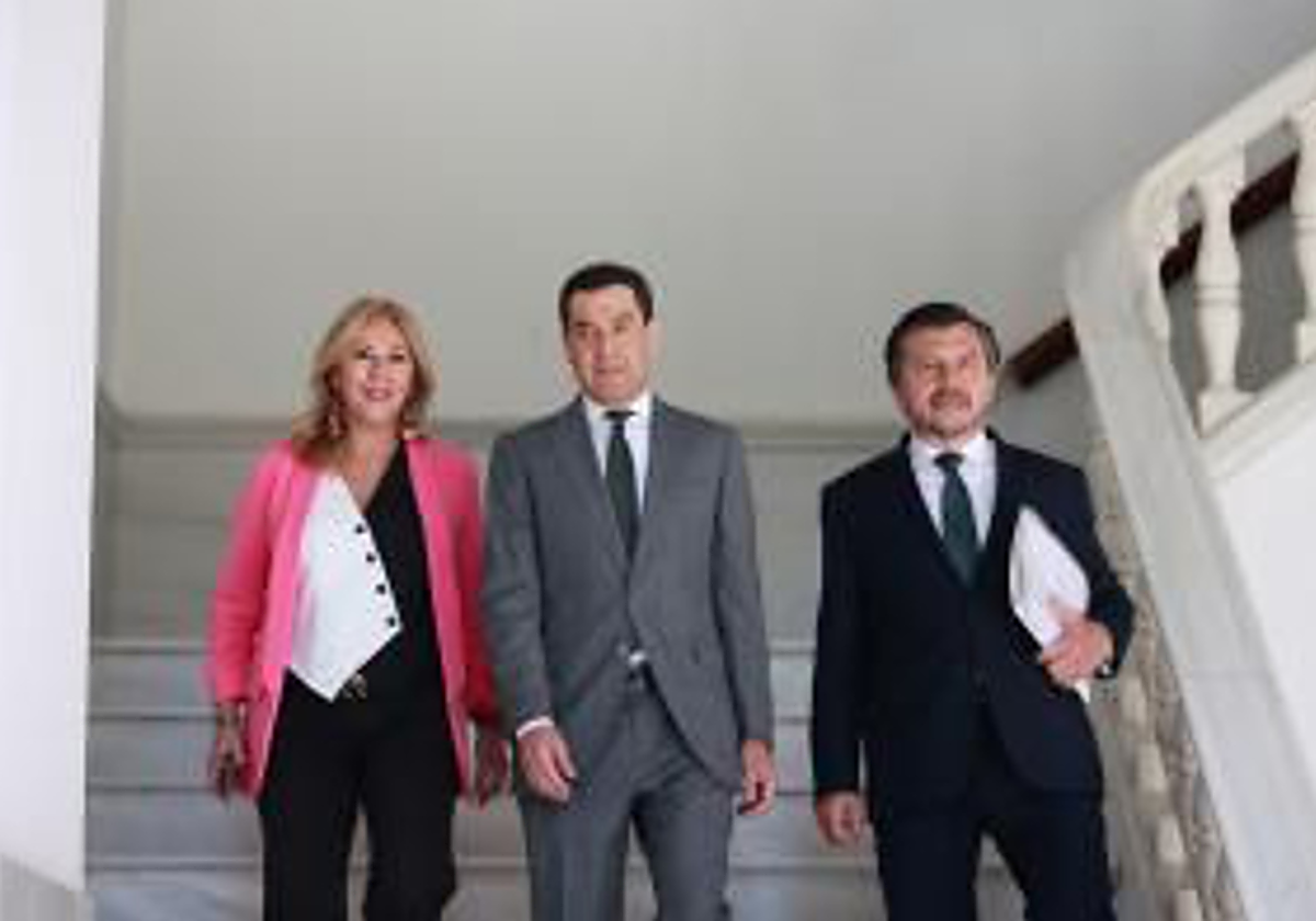 El presidente andaluz, en el Parlamento