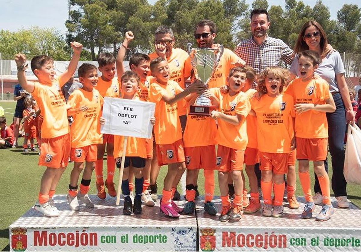 La EFB Odelot Toletum A fue el campeón en categoría prebenjamin