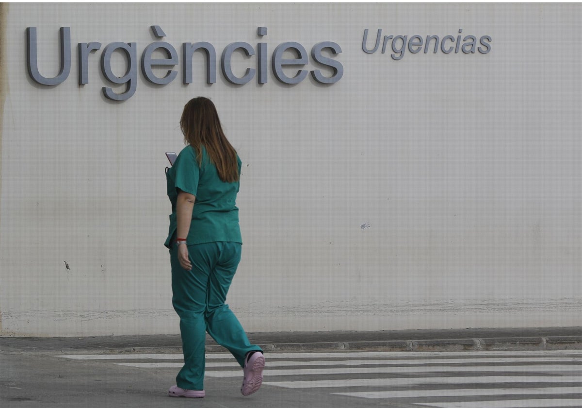 Imagen de una profesional sanitaria tomada en Valencia