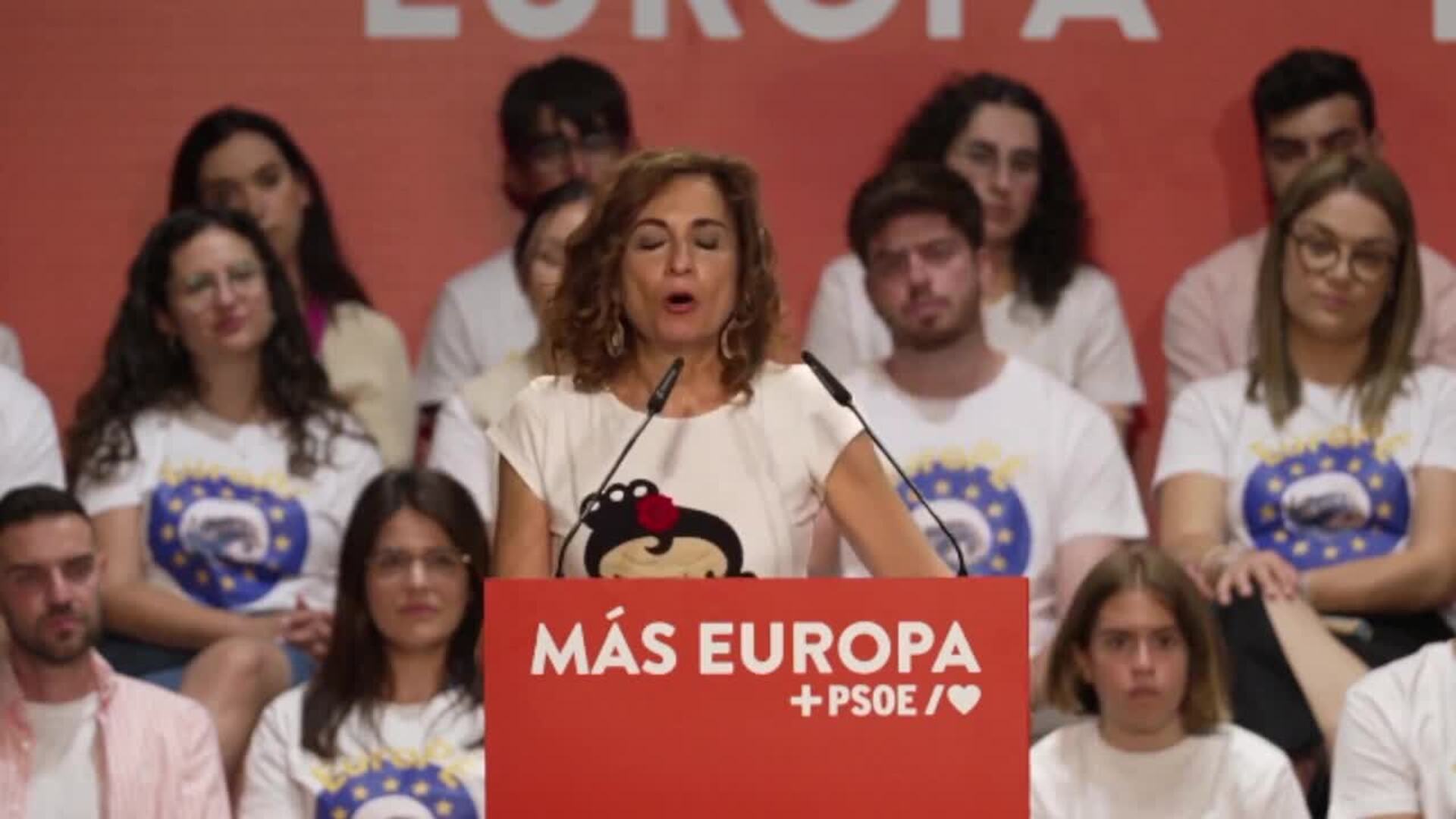 Montero reivindica al PSOE como la &quot;principal vacuna&quot; frente a la ultraderecha