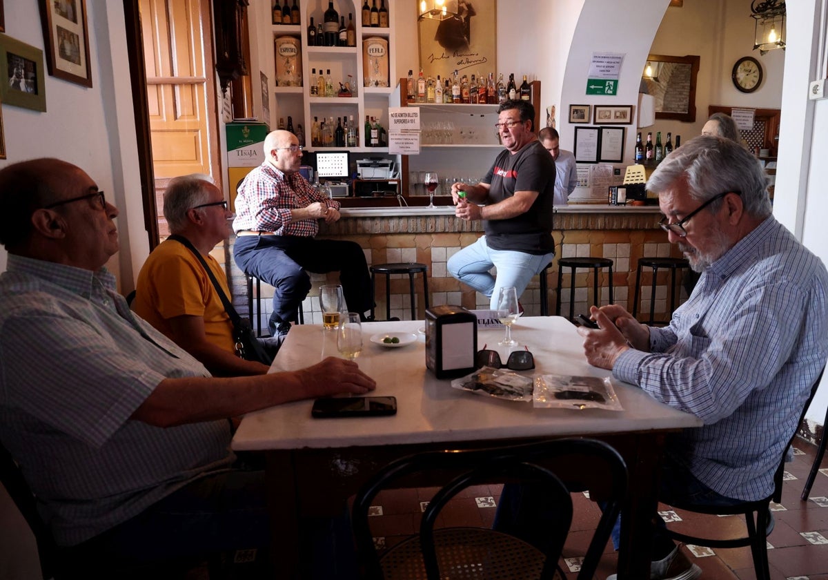 Asiduos de la Taberna de Sociedad de Plateros de San Francisco