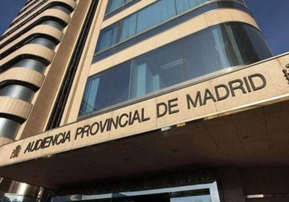 Imagen de archivo de la Audiencia Provincial de Madrid