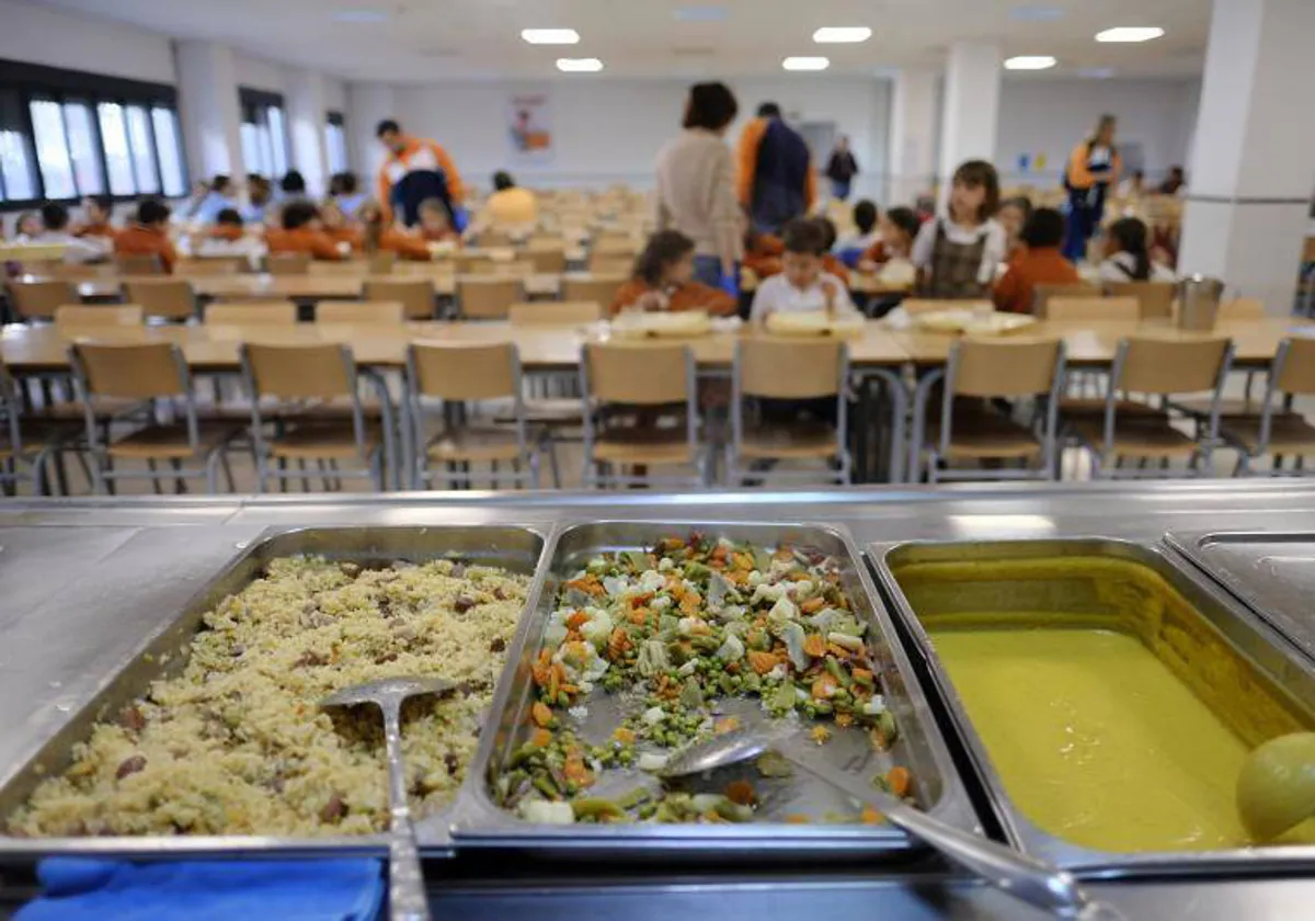 Un comedor de un centro educativo