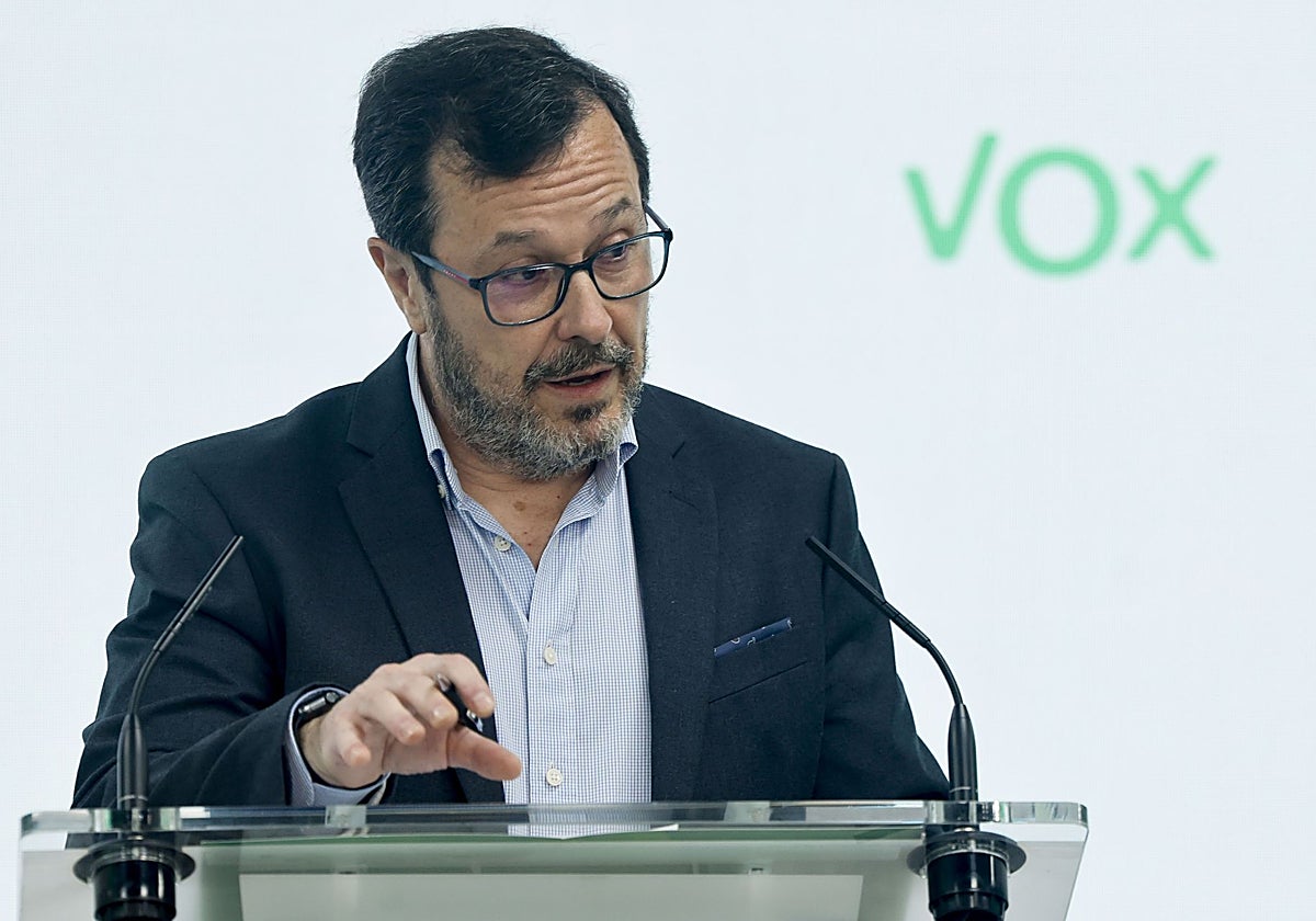 El portavoz de Vox, José Antonio Fúster