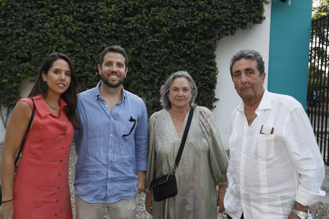Pilar Cabero, Jesús Pozo, Pilar Fernández y Antonio Cabero