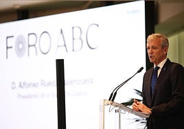 El presidente de la Xunta de Galicia, Alfonso Rueda, protagonista del Foro ABC este martes