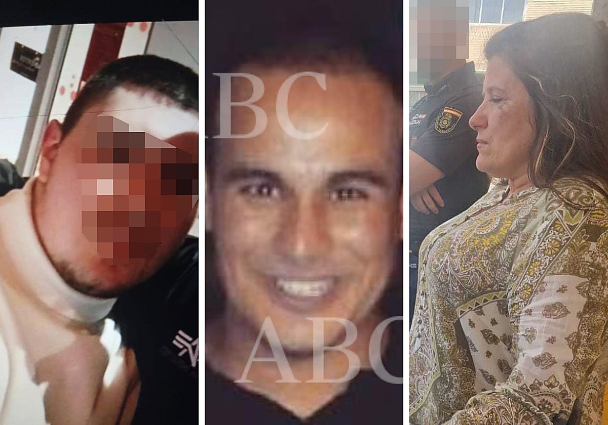 A la izquierda, Kevin, el sospechoso. En el centro, Borja Villacís. A la derecha, la sospechosa detenida, madre de Kevin