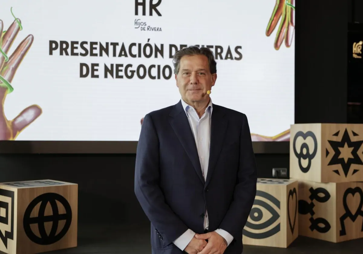 Ignacio Rivera, presidente ejecutivo de la Corporación Hijos de Rivera, este miércoles en La Coruña