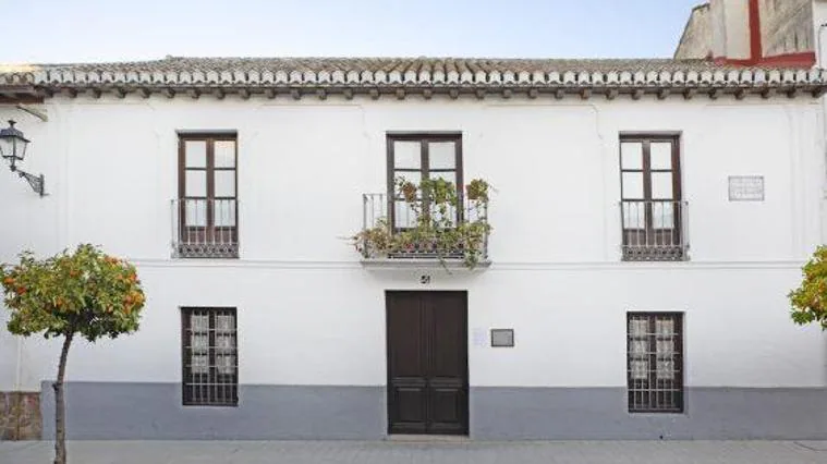 Fachada de la casa natal de Federico García Lorca en Fuente Vaqueros