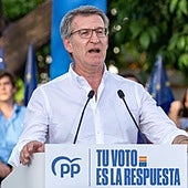 Feijóo critica la reaparición de Begoña Gómez junto a Sánchez con «imágenes populistas al modelo de los Kirchner»