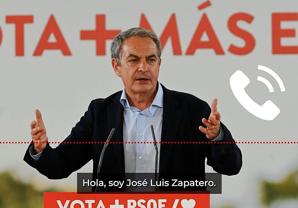 José Luis Rodríguez Zapatero y Pedro Sánchez