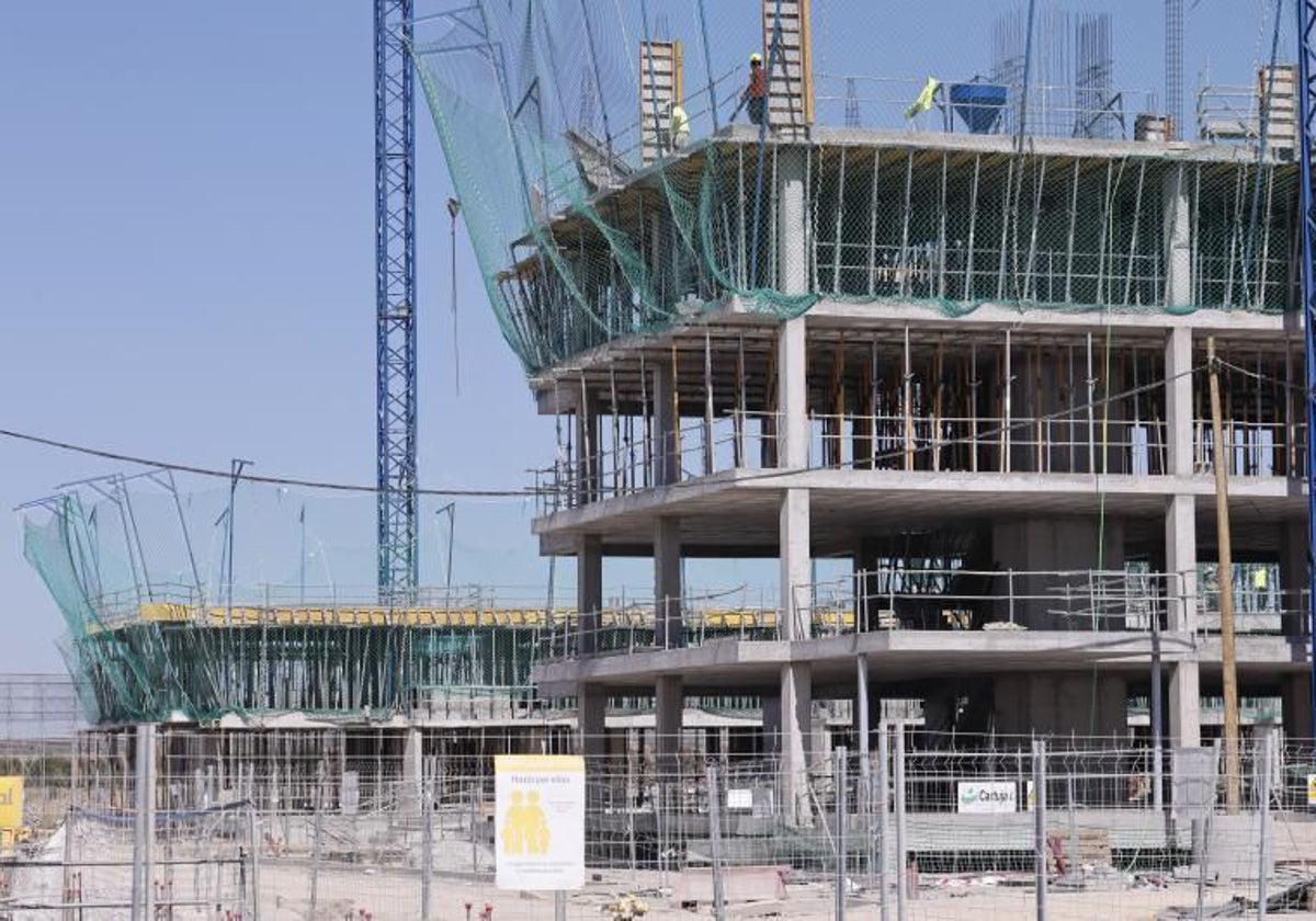 Viviendas en construcción en Sevilla