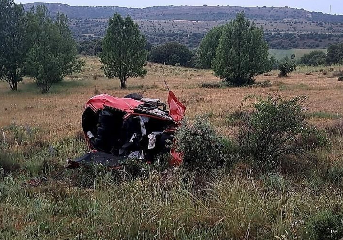 Estado en el que ha quedado el vehículo siniestrado en el que viajaba la víctima mortal