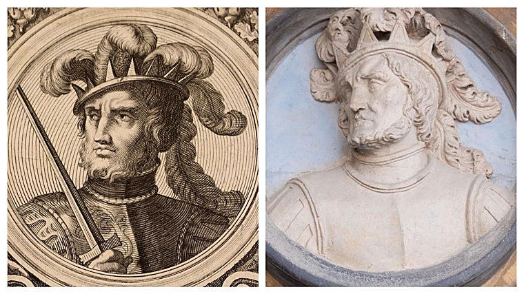 En la En el Pabellón Real de la Plaza Mayor de Salamanca hay hasta 18 monarcas en sus medallones, entre ellos Pedro I 'el Cruel'