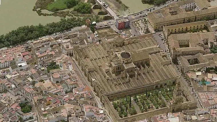 Vista aéra de la Mezquita de Córdoba