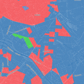 Mapa de los resultados de las elecciones generales 2023, calle a calle