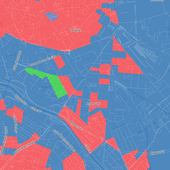 Mapa de los resultados de las elecciones generales 2023, calle a calle