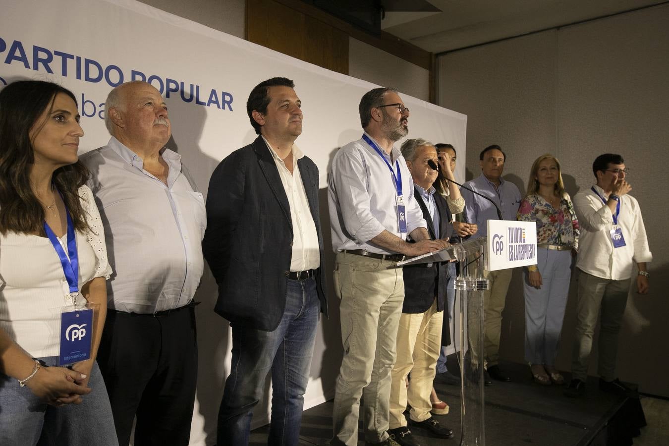 Las imágenes de la celebración del PP por su victoria en Córdoba