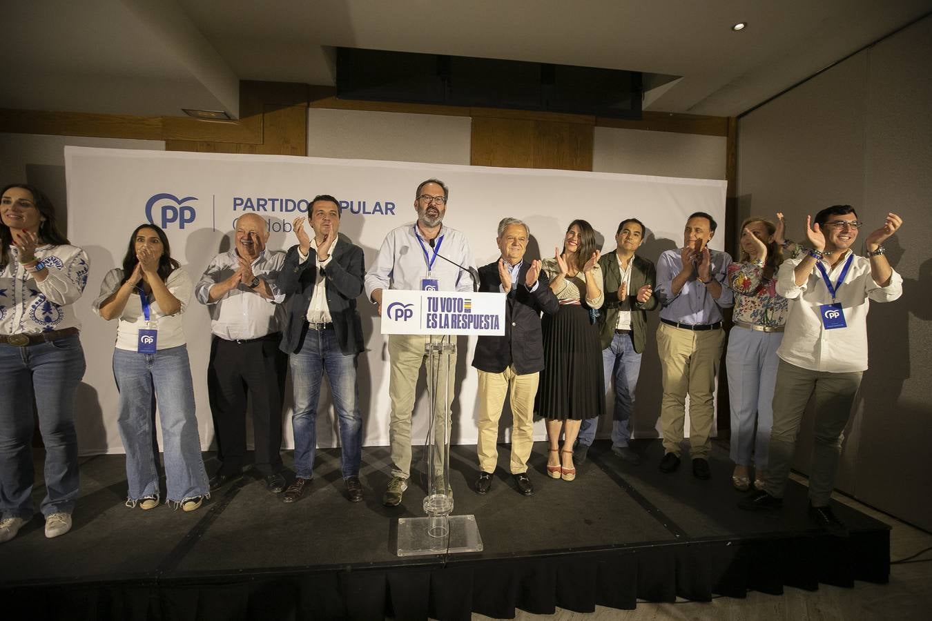 Las imágenes de la celebración del PP por su victoria en Córdoba