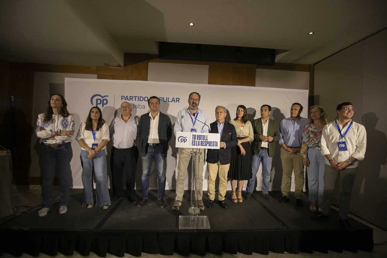Las imágenes de la celebración del PP por su victoria en Córdoba