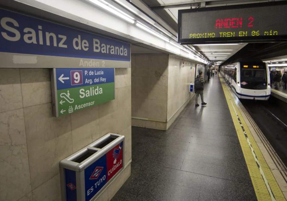 Estación de la L6 de Sainz de Baranda