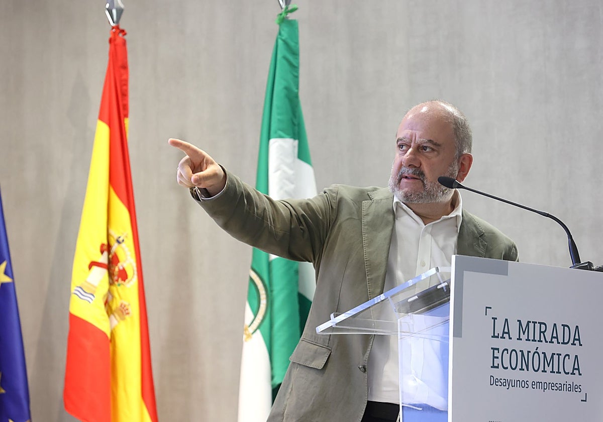 Benjamín Lana, durante su intervención en La Mirada Económica