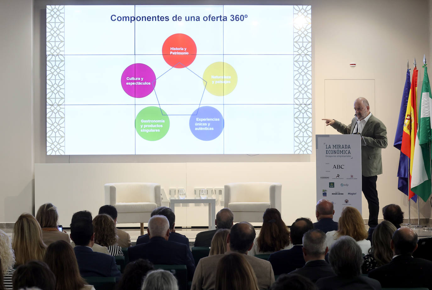 Las imágenes de Benjamín Lana en el ciclo La Mirada Económica de ABC Córdoba